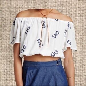 Off the shoulder blouse